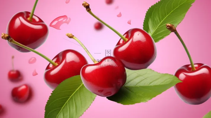 红樱桃车厘子水果新鲜摄影图