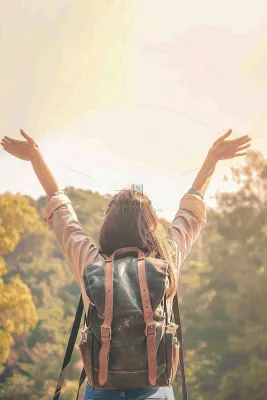 早安励志正能量简约摄影图