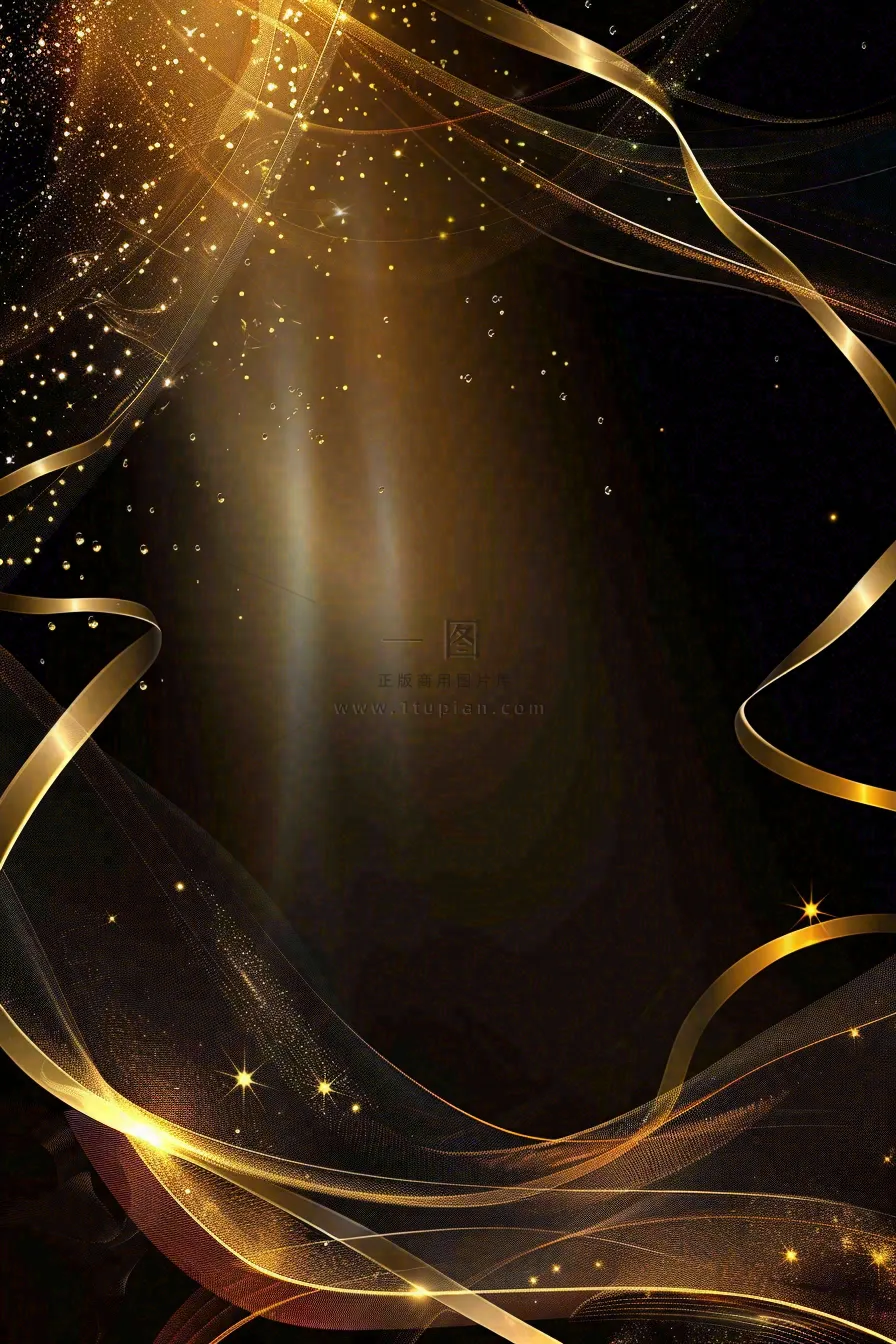 数码科技线光几何背景