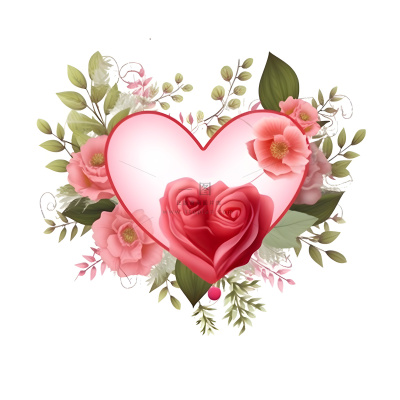 情人节520粉色爱心花浪漫海报素材背景 情人节520粉色爱心花浪漫海报素材背景