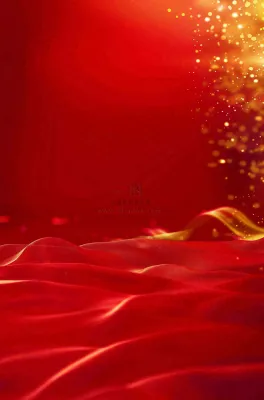 简约红色纹理背景金色颗粒光效科技线条国庆党建年会活动背景