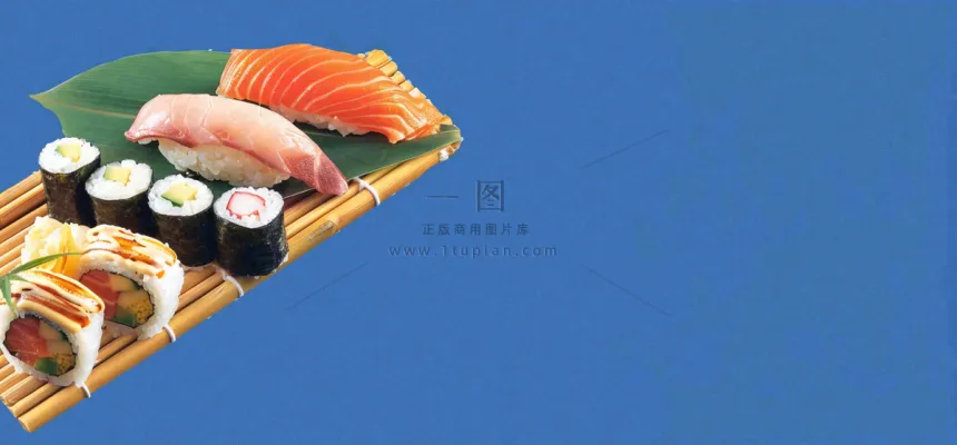 日韩料理美食摄影图背景