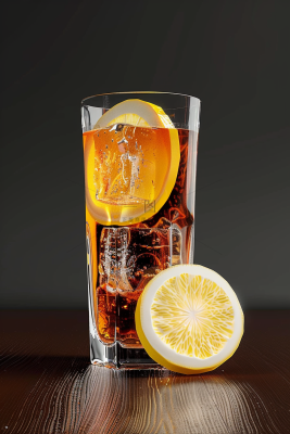 冰柠乐汽水饮料摄影图