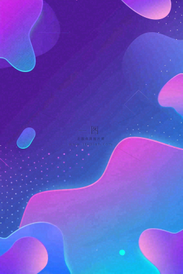 紫色渐变几何形体愚人节背景