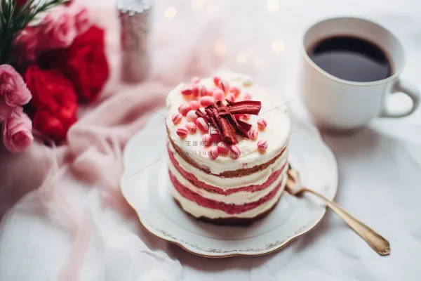 美味的蛋糕节日蛋糕甜点摄影图