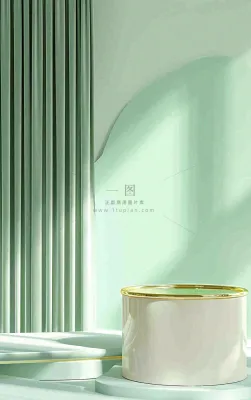 美妆护肤3d展台清新背景 美妆护肤3d展台清新背景