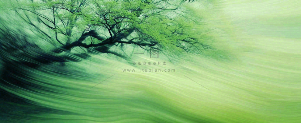 绿色植物树木绚丽虚幻背景