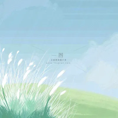 春天卡通手绘花草儿童节踏青春游 春天卡通手绘花草儿童节踏青春游