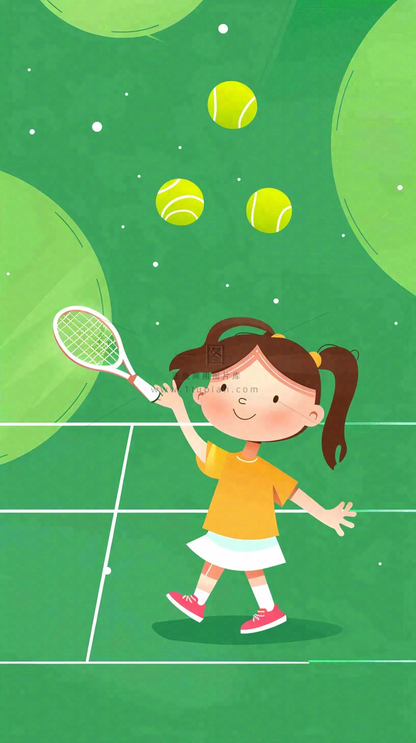 网球运动培训背景