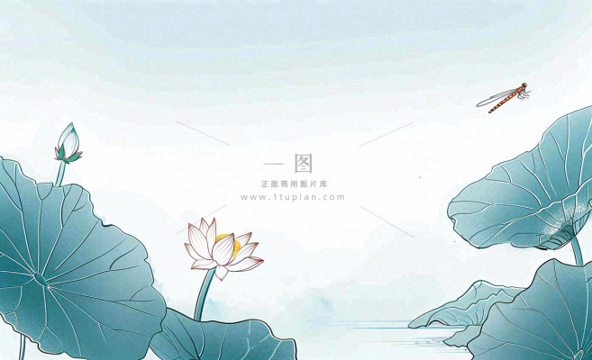 秋天插画风景处暑背景 秋天插画风景处暑背景