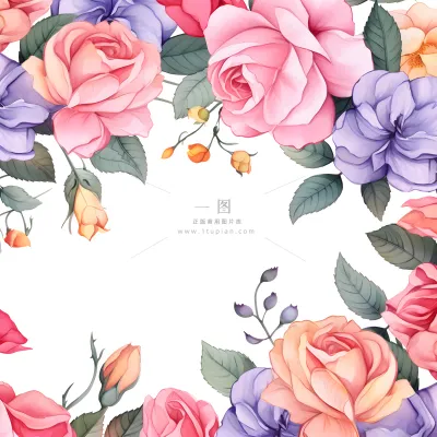 情人节520粉色爱心花浪漫海报素材背景 情人节520粉色爱心花浪漫海报素材背景