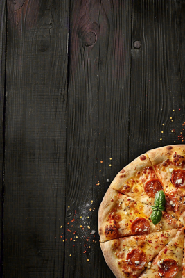 西餐美食披萨摄影图 背景