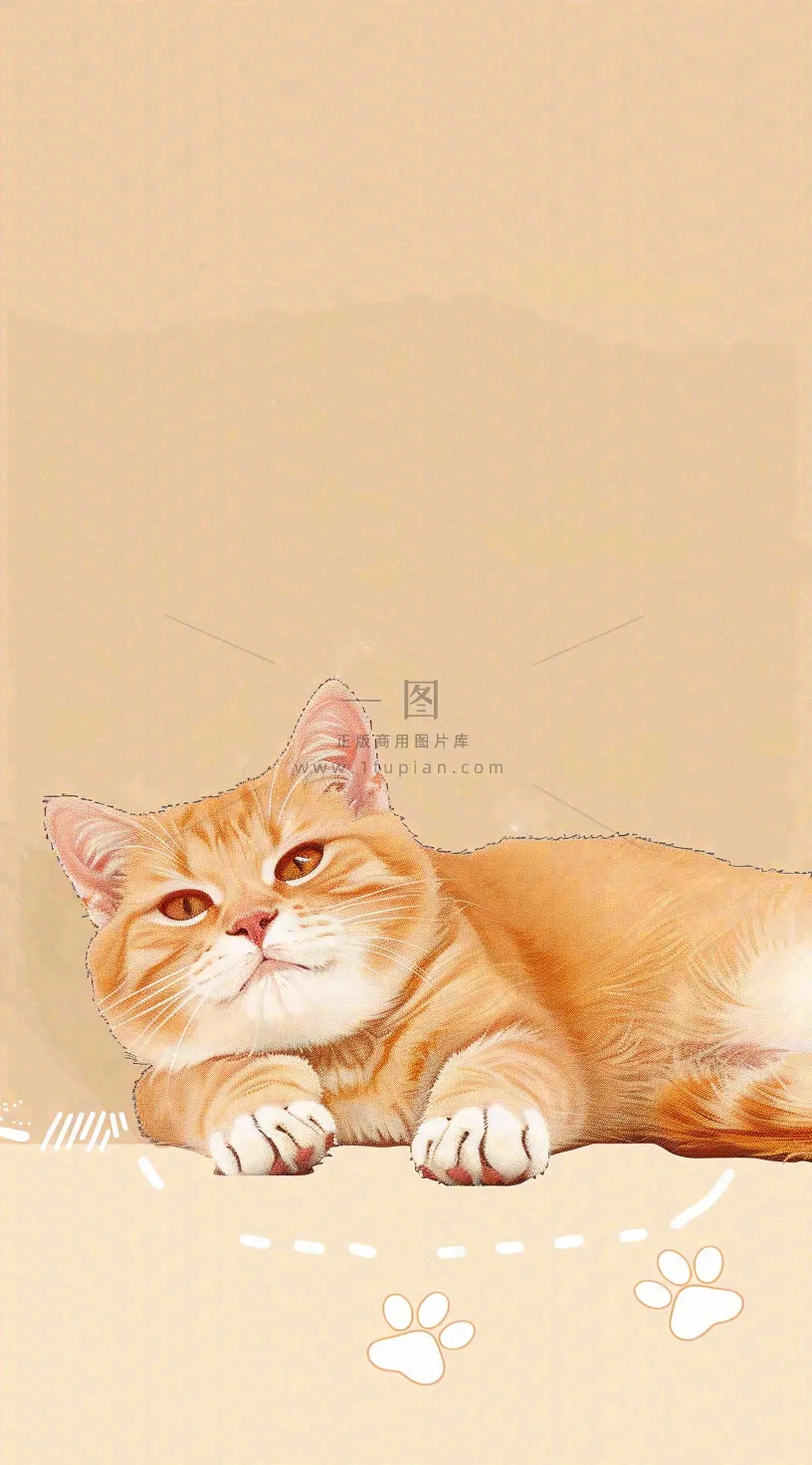 宠物生活馆猫狗卡通插画背景