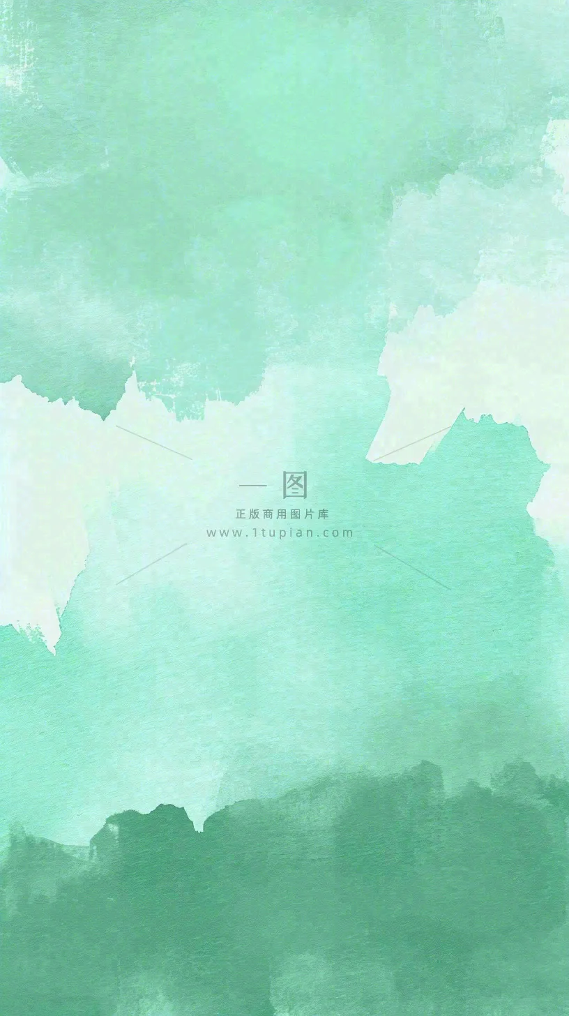 意境绿色水墨纹理背景