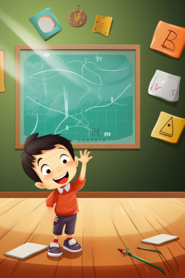 课室清新学习儿童背景 课室清新学习儿童背景