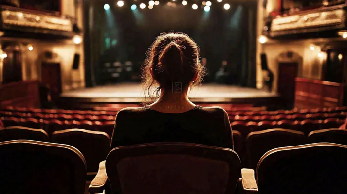 电影院观影的人观众摄影图 