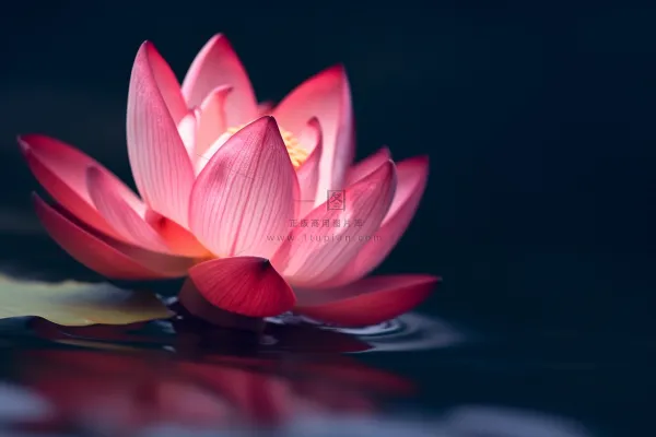 粉色唯美莲花大气背景 粉色唯美莲花大气背景