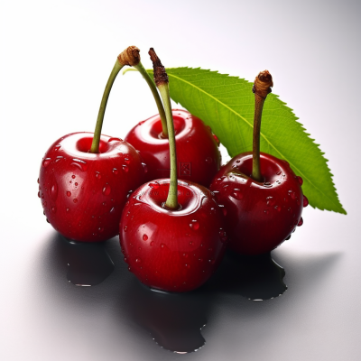 新鲜樱桃车厘子水果摄影图