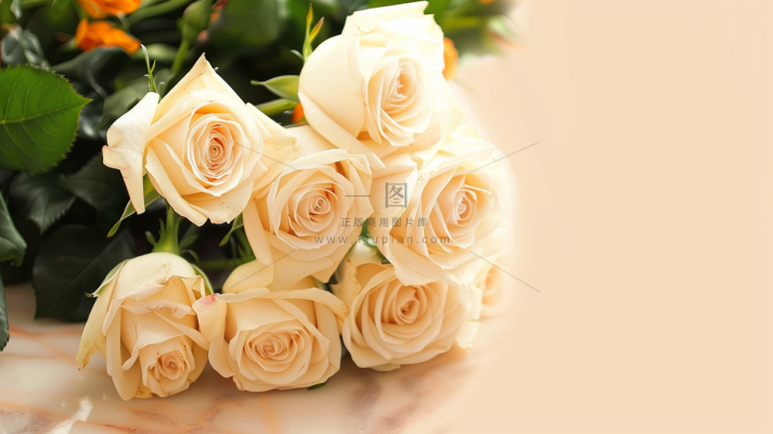 玫瑰花鲜花妇女节礼物摄影图