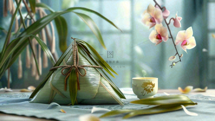端午节粽子场景背景 端午节粽子场景背景