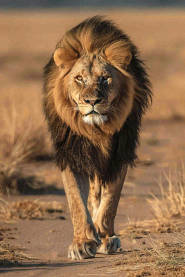狮子动物非洲草原保护动物摄影图