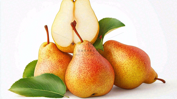 新鲜水果梨子摄影图