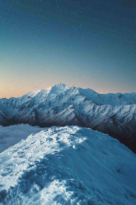 高原高山雪山风光风景摄影图