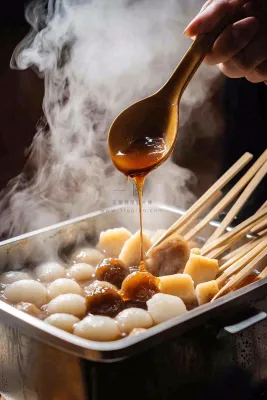 美味关东煮清汤麻辣烫美食摄影图