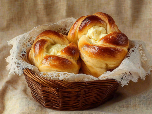 烘焙面包美食摄影图