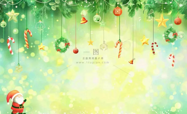 圣诞节卡通插画背景 圣诞节卡通插画背景