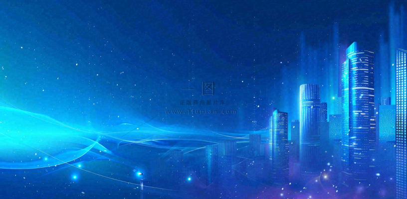 地产楼盘城市剪影背景