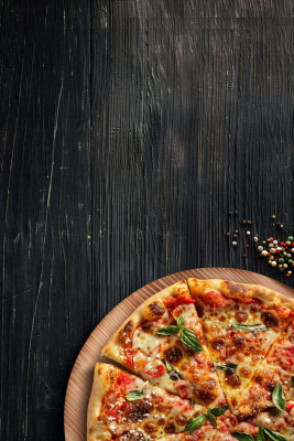 西餐美食披萨摄影图 背景