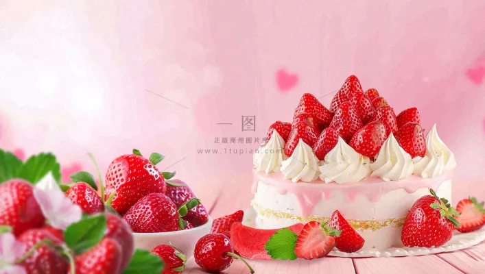 面包蛋糕甜点美食摄影图