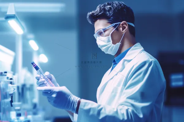 科研人员实验室器材科学医疗摄影图