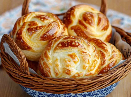 烘焙面包美食摄影图