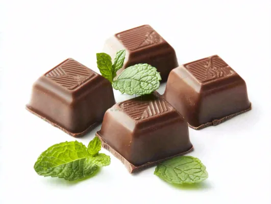 黑巧巧克力美味美食摄影图