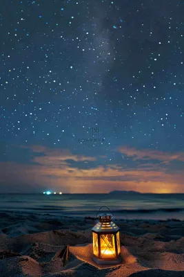 晚安温馨励志摄影图