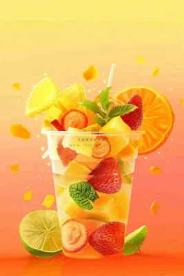 夏日饮品饮料清凉背景 夏日饮品饮料清凉背景