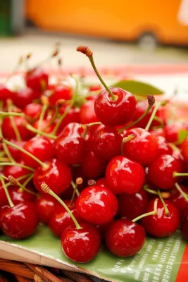 樱桃车厘子水果摄影图