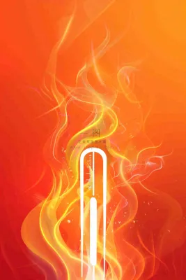 高温预警通知公告背景 高温预警通知公告背景