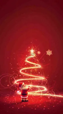 圣诞节卡通插画背景 圣诞节卡通插画背景