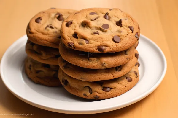 巧克力曲奇饼干下午茶摄影图