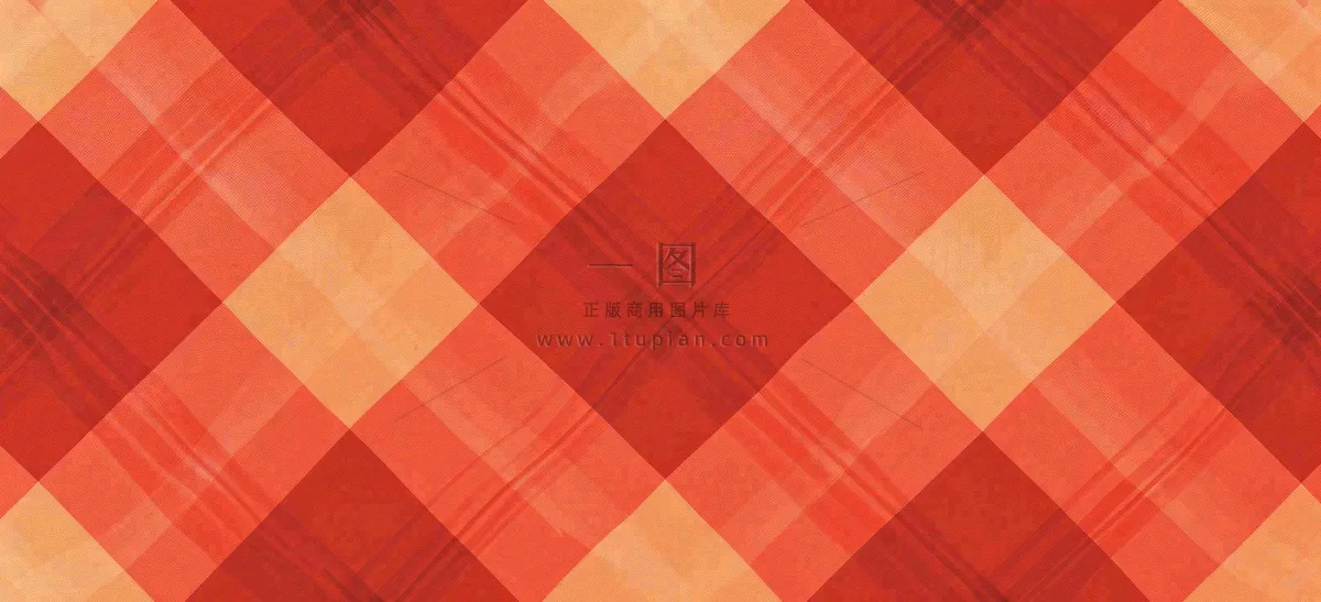红色格子纹理背景,布料