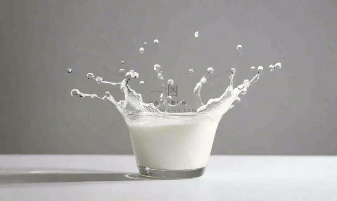 白色的牛奶飞溅摄影图