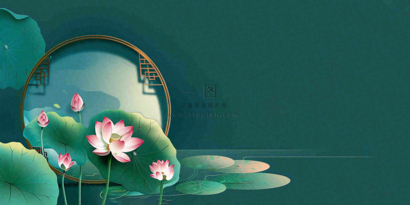 秋天插画风景处暑背景 秋天插画风景处暑背景