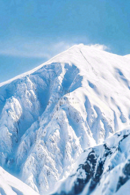 高原高山雪山风光风景摄影图