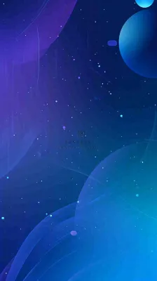 蓝紫色渐变星空科幻简约背景 蓝紫色渐变星空科幻简约背景