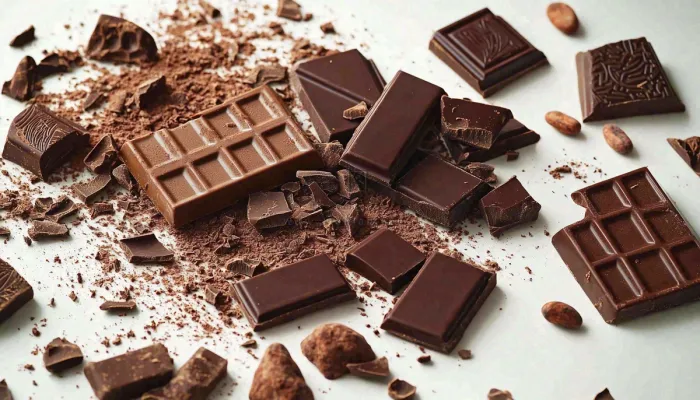 黑巧巧克力美味美食摄影图 黑巧巧克力美味美食摄影图