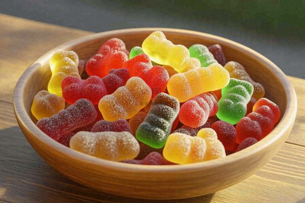 软糖糖果甜蜜美食摄影图