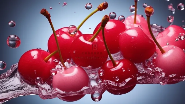 新鲜樱桃车厘子水果摄影图